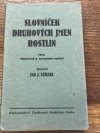 Slovníček druhových jmen rostlin