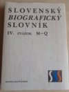 Slovenský biografický slovník