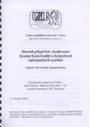 Sborník příspěvků z konference Systém řízení kvality a bezpečnosti informačních systémů