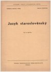 Jazyk staroslověnský