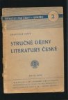 Stručné dějiny literatury české