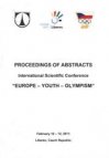 Proceedings of abstracts international scientific conference "Europe - Youth - Olympism"