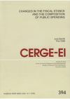 Changes in the fiscal stance and the composition of public spending