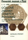 Účelové známky českých pivovarů ze sbírky ing. Rudolfa Dubského (1949-1986)