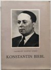 Laureát státní ceny Konstantin Biebl