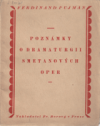 Poznámky o dramaturgii Smetanových oper