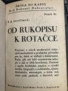 Od rukopisu k rotačce