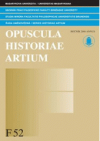 Opuscula historiae artium.