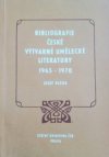 Bibliografie české výtvarně umělecké literatury 1965-1970