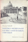 Papežská neomylnost a její ohlasy v zemích slovanských, zvláště českých