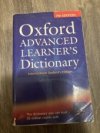 Oxford Advanced learners dictionary 