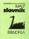 Malý slovník bibliofila