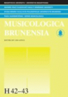 Musicologica brunensia