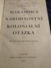 Marxismus a národnostní a koloniální otázka