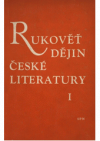 Rukověť dějin české literatury pro 1. ročník středních všeobecně vzdělávacích škol