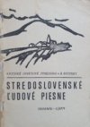 Stredoslovenské ľudové piesne